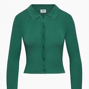 Aritzia Sunday Best Dark Ivy Green Cece Sweater